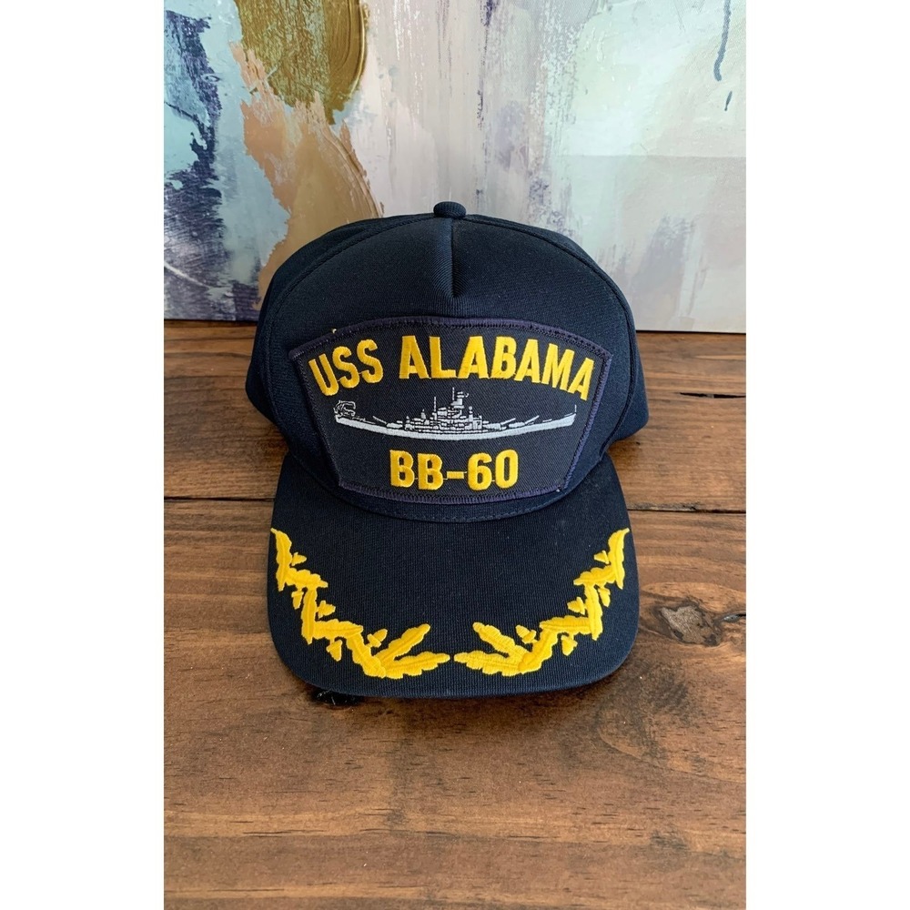USS ALABAMA BB-60 Battleship Snapback Hat‎ ~ NorthStar Made in USA